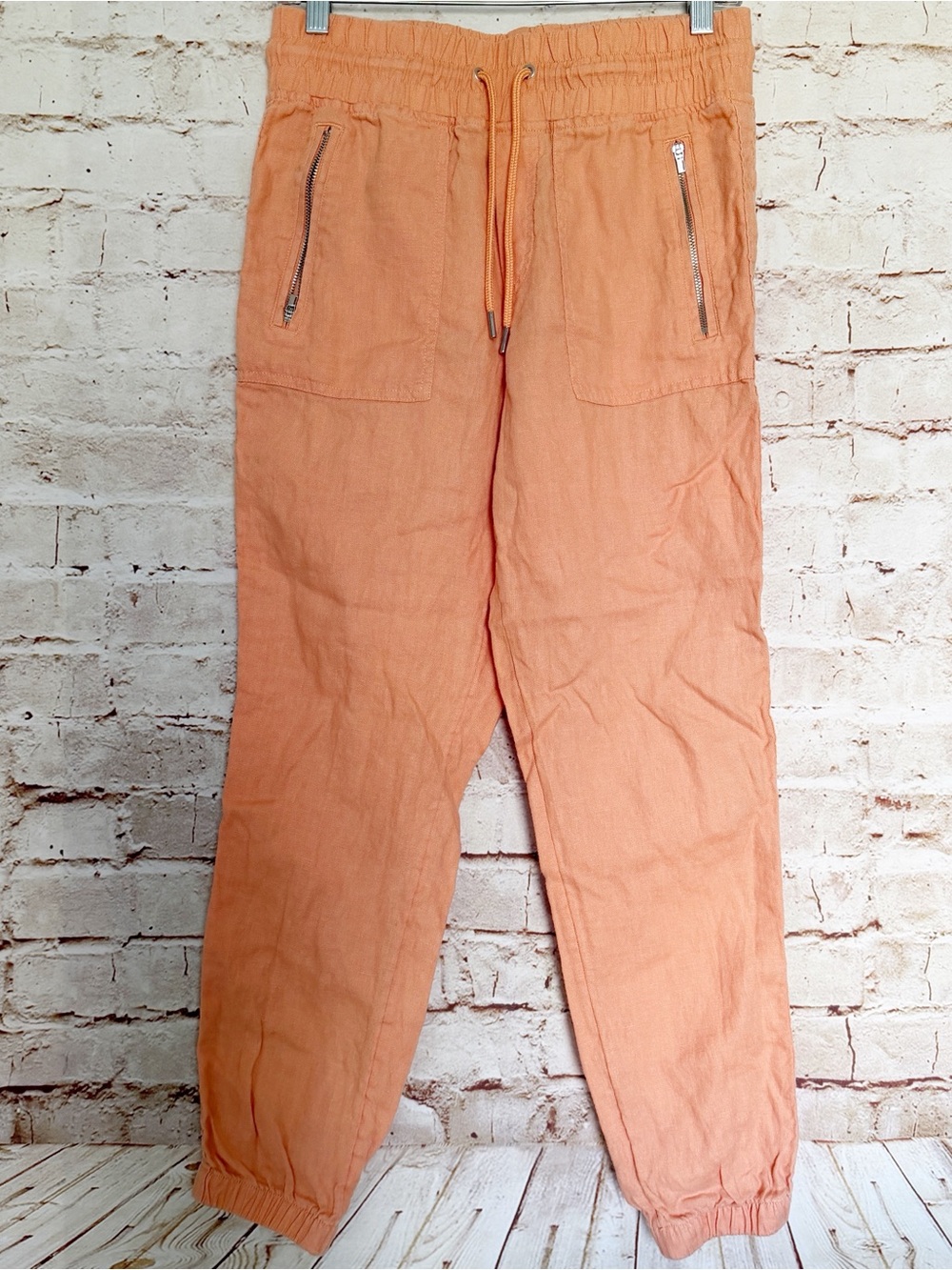 Athleta linen jogger pants